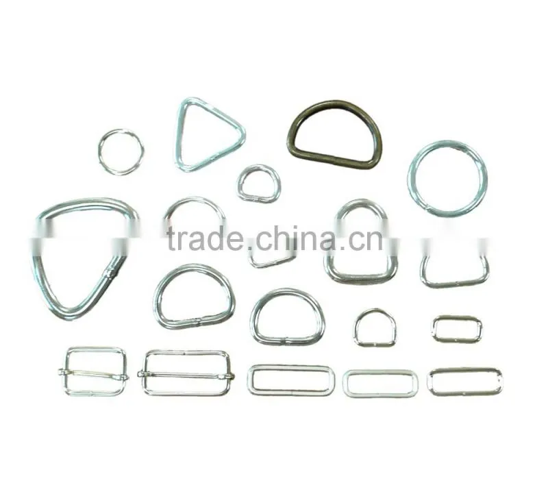 Rectange Face Metal Suspender Clip with plastic teeth inside for garment, 1 inch High Quality Fashion Metal clip