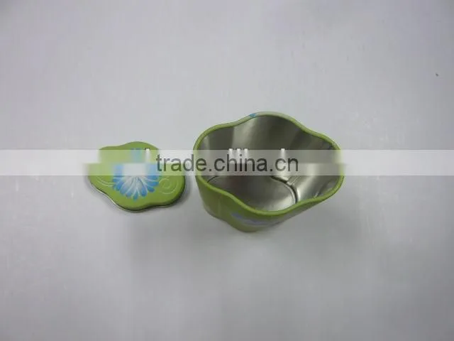 Flower Shaped Mint Tin Box, Mint Case