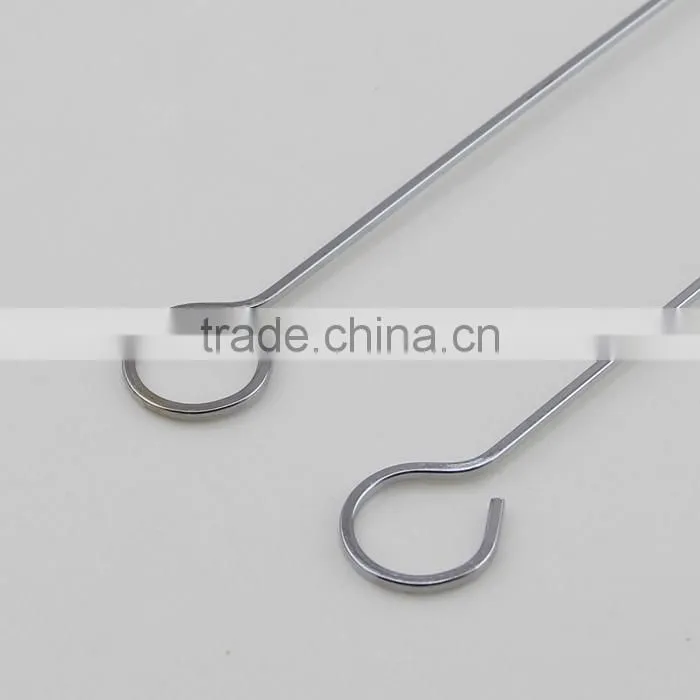 Ring-Tip Handle Stainless Steel Barbecue Skewers
