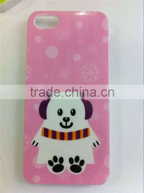 Christmas 3D mobile phone cover case for iphone 4,5