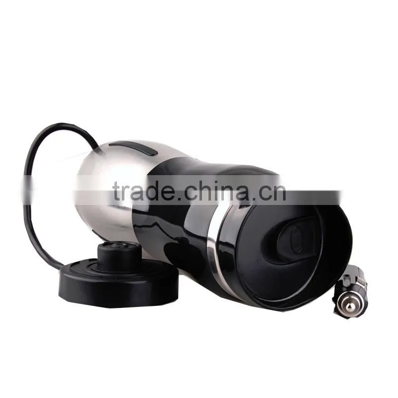 Stainless Steel Travel Car Heated Insulation Electronic Thermal Mug 400ml
