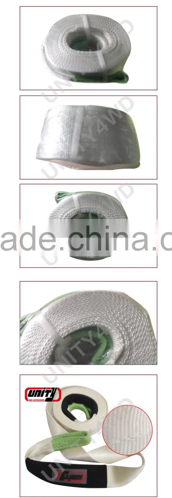 4WD accessories nylon tow rope recovery kinetic ropes