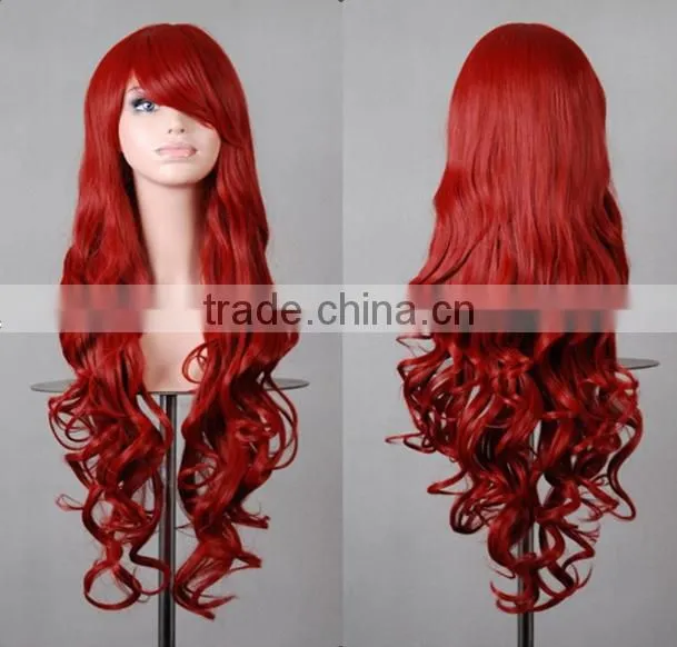 Colorful fashion Cosplay Wig Bob Style human Hair Wigs cheap party wigs