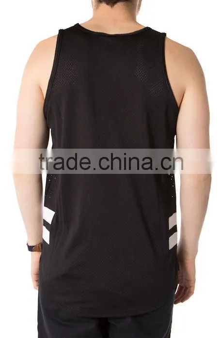 Wholesale Plain Gym stringer men's tank top In Bulk 2015
