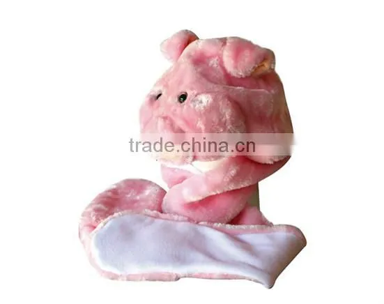 China Wholesale Custom Earflap Winter Faux Fur Plush Animal Hat