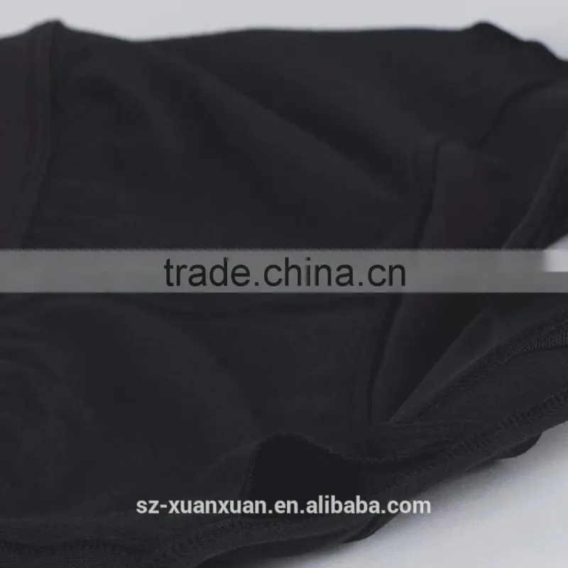 100% cotton plain black running vest for women