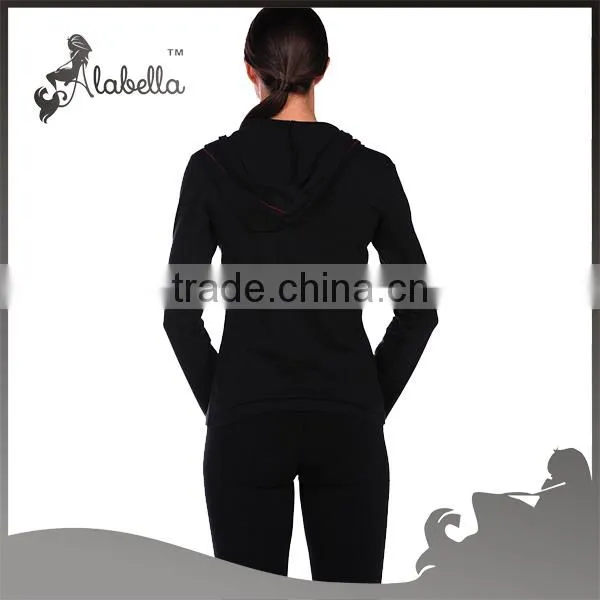 high quality lady's jersey jacket/jersey women jacket