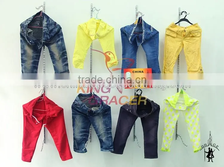 From china Second Hand Ladies 3/4 Pants Used Clothing Malaysia/New York style