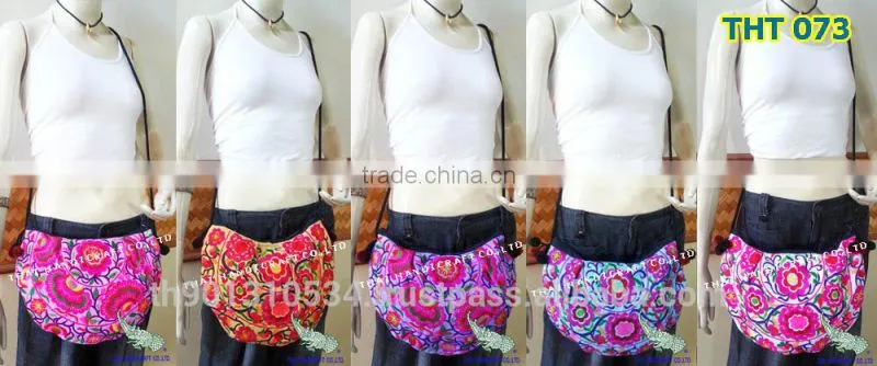 Embroidered HMONG Hill Tribe Shoulder Bag Cross Body Bag