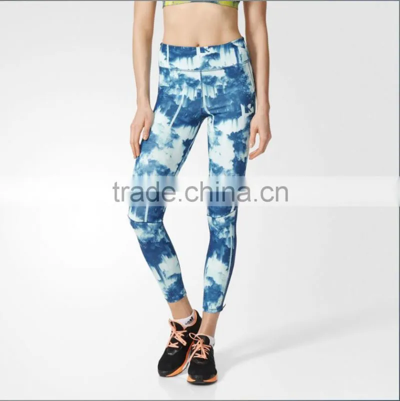 Custom High Quality Womens Yoga Pants Fitness Capri Printed Leggings
