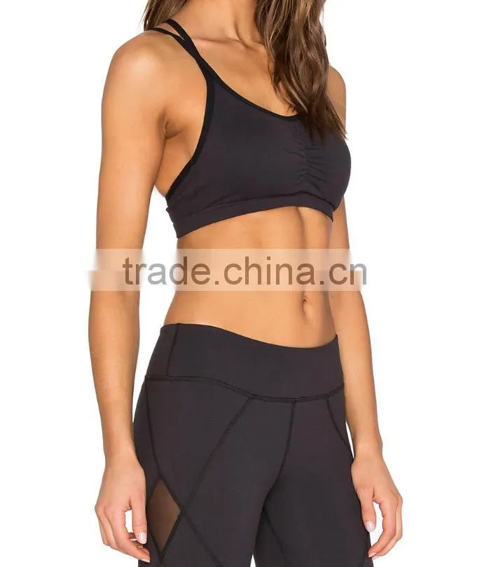Custom high quality organic yoga clothing/sport suit for ladies