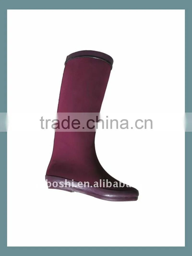 Ladies red high boots