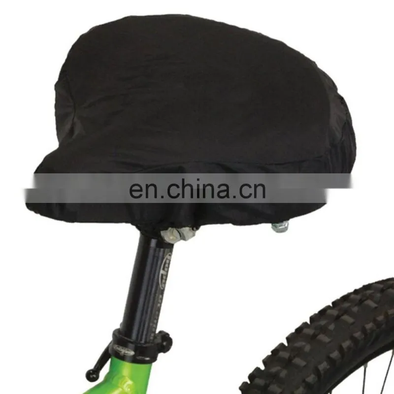 Black Waterproof Polyester Outdoor Travel Saddle Cover