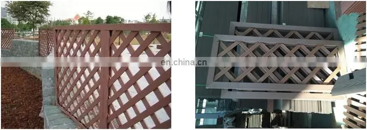 2017 Outdoor an-ti termites waterproof decorative garden wpc fence composite railing