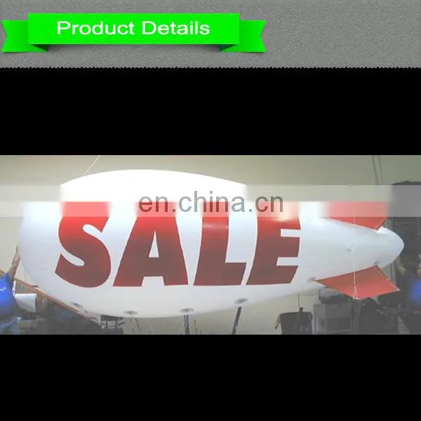 printed inflatable airship,inflatable helium blimp balloon for sale