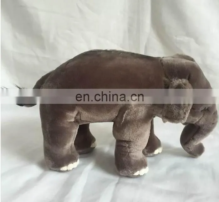 modicate delicate plush grey elephant animal toy