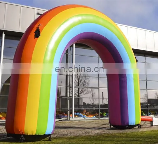 inflatable rainbow arch for event decoration