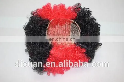 DiXuan Popular High Quality Colorful Fans Wigs crazy color wigs