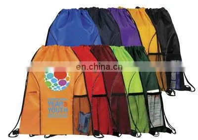 promotional dancing drawstring shoe bag