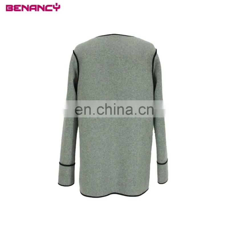Guangzhou Factory Classic Winter Wool Old Women Coat