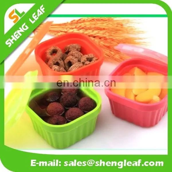 Camping silicone collapsible bowl Non-toxic serving fruits
