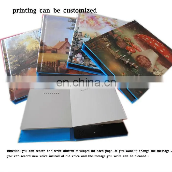 Customized Design Blank Baby Record Book With Message Recording