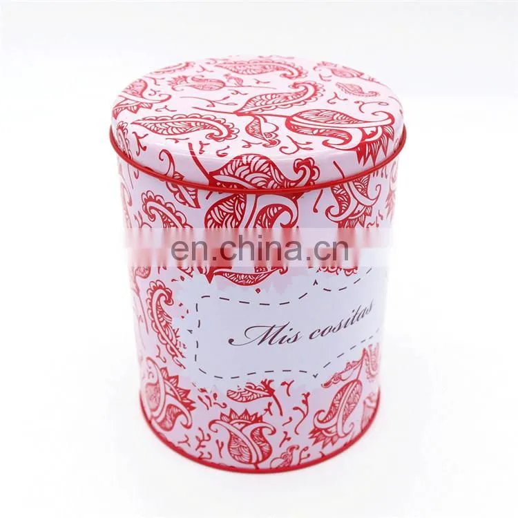 Fancy custom printed popcorn tin bucket/wholesale tin cans