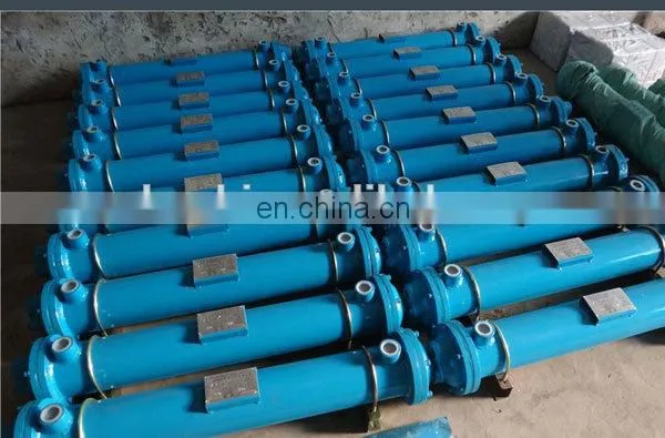 Tube and shell saving oil cooler