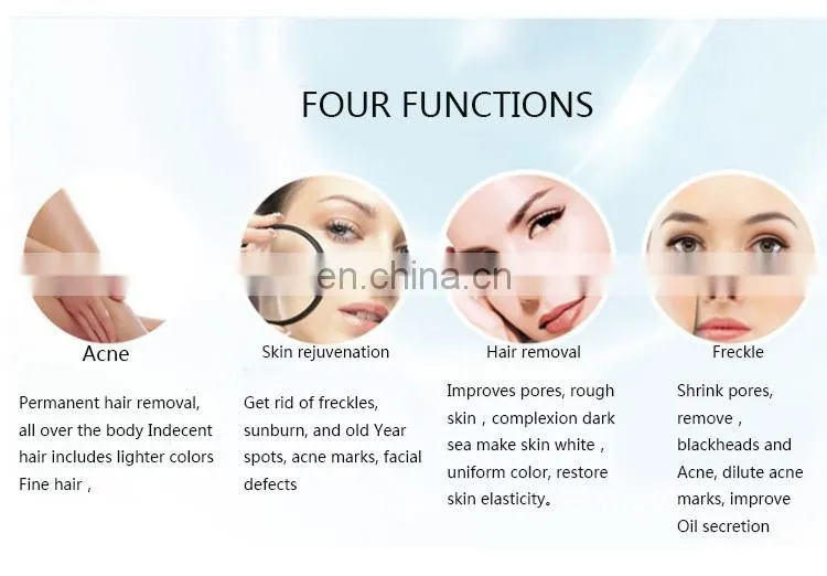 Factory price 4 in 1 korea shr+ipl+rf hair removal tattoo removal nd yag laser 532nm 1064nm 1032nm skin lift beauty machine