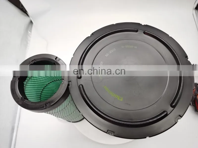 excavator spare parts air filter 6I-2506+6I-2504 600-185-5110+600-185-5120 FOR SK250-8 SK350-8 PC300-7 PC360-7 E325D