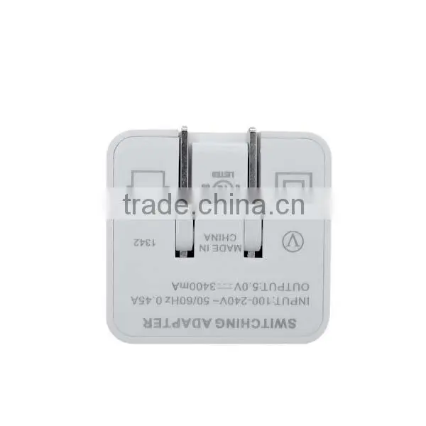 Dual USB 5V 3.4A micro usb charger