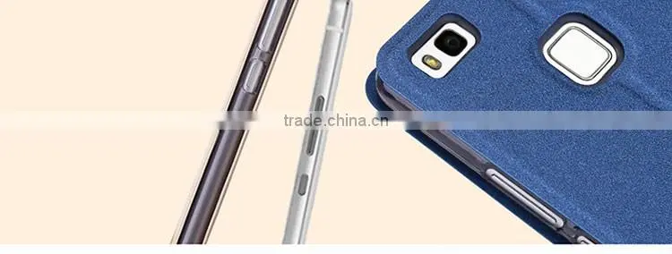 2016 MOFi Case Housing for Huawei P9 lite, Mobile Phone Coque Leather Flip Cover for P9 lite
