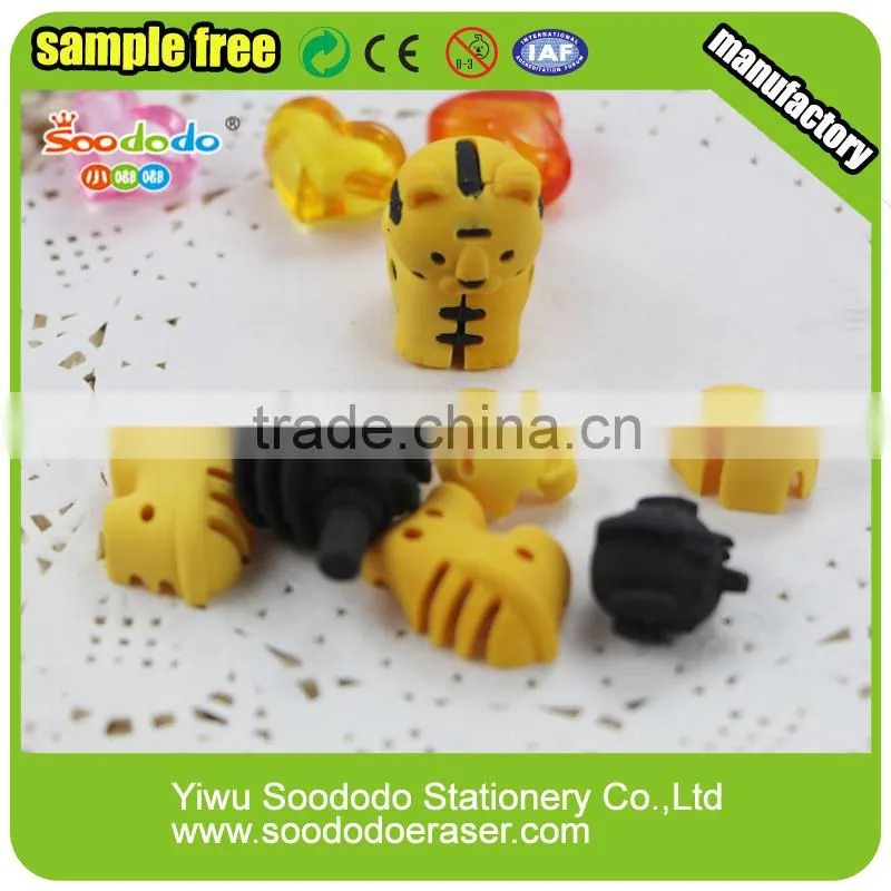 LION rubber animal eraser