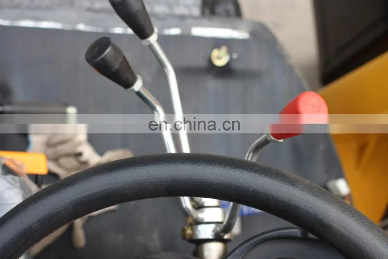 Factory Direct Joystick Strong 4 wheel drive 2 ton loading weight mining small front loader