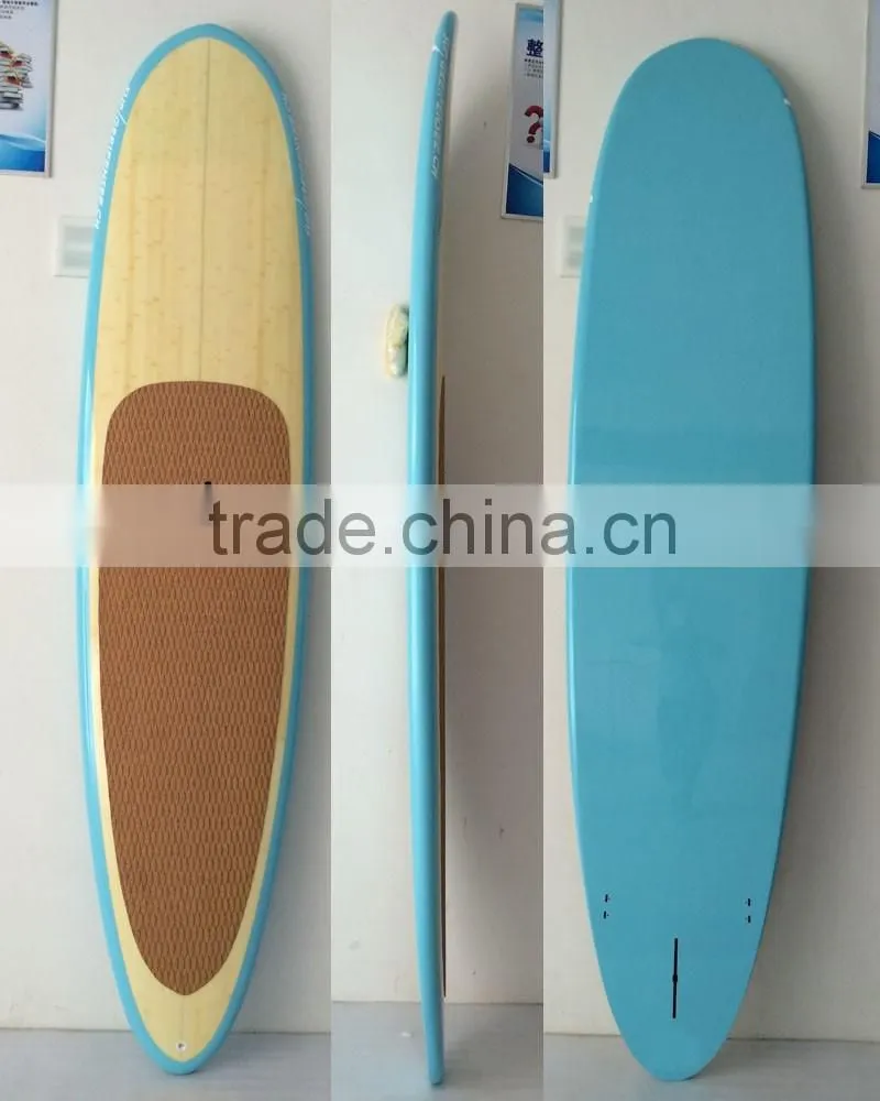 Custom design fiberglass sup paddle board with eps foam core