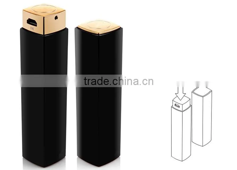 Bulk mobile phone charger lipstick Power Bank3000mAh for iPhone samsung