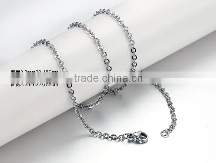 100% 316L Stainless steel chain necklace silver gold plated snake chain for pendants