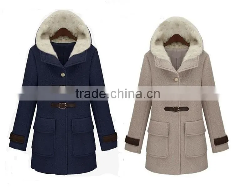 custom winter clothing/designer winter clothing/best style winter clothing/zipper up wool coat