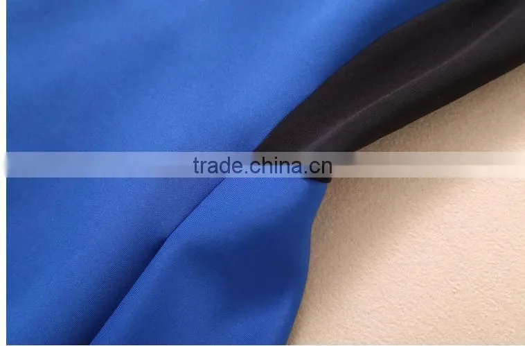 2015 OEM Women's dresses Color matching vest dress evening dress made in China