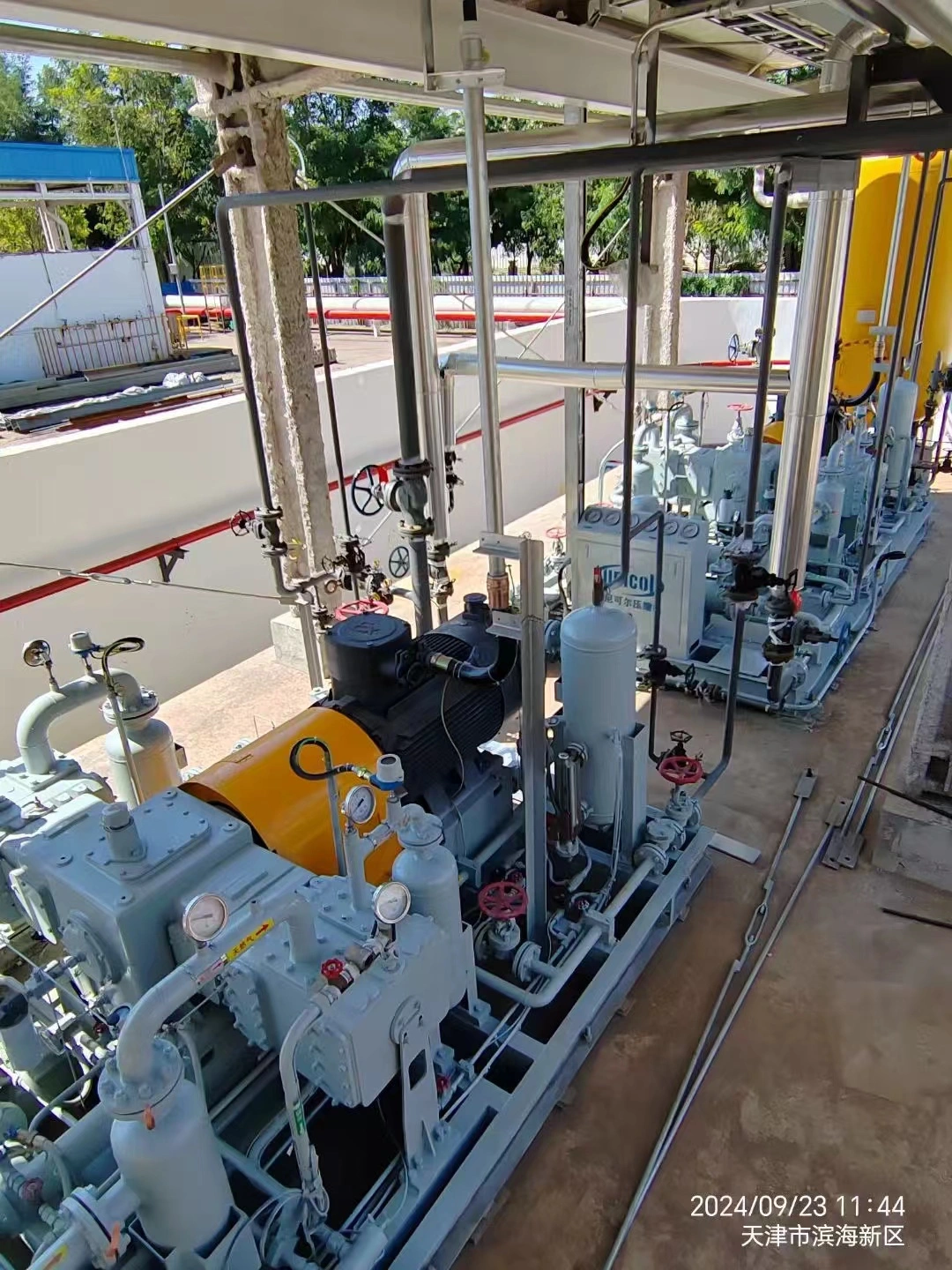 Binhai New Area of Tianjin China medium-high pressure compressor