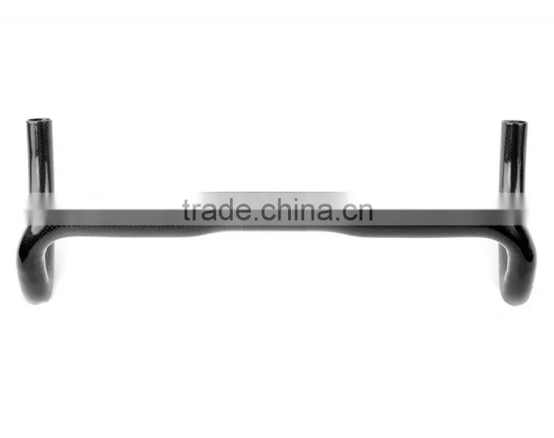 Top quality Toray T700 full Carbon 400/420/440mm road bicycle handlebar 700C road bicycle handlebar