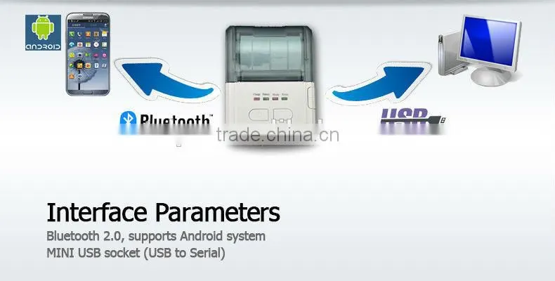 Telpo TPS345 Mobile rs232 Printer