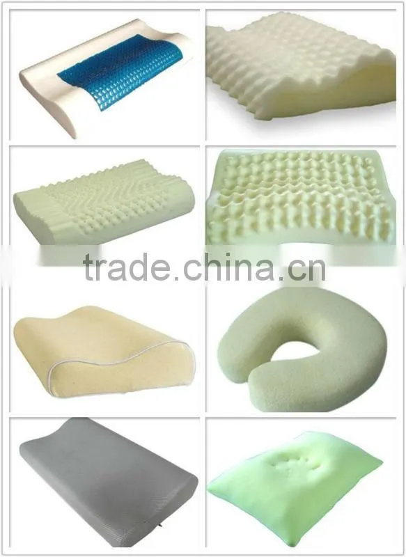 bamboo fabric cover molded memory foam pillow for bed hotel