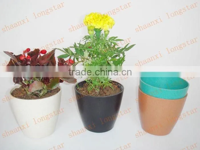 Plastic flower pots and planters
