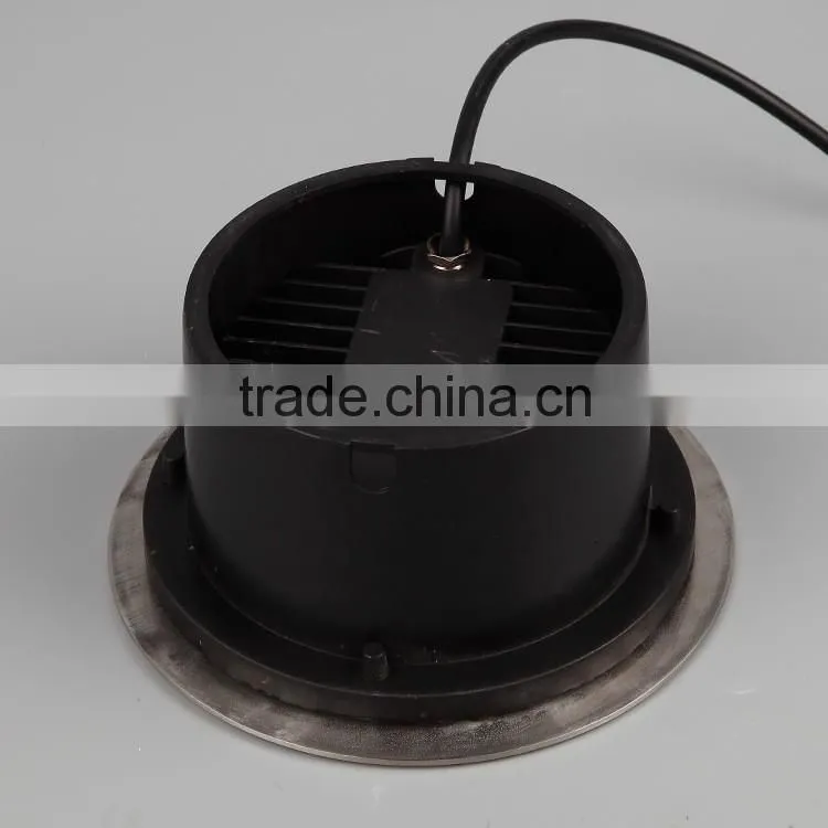 Stainless Steel IP68 DC24V Mini Underwater Light Recessed Underwater LED Light DMX RGB LED Underwater Light
