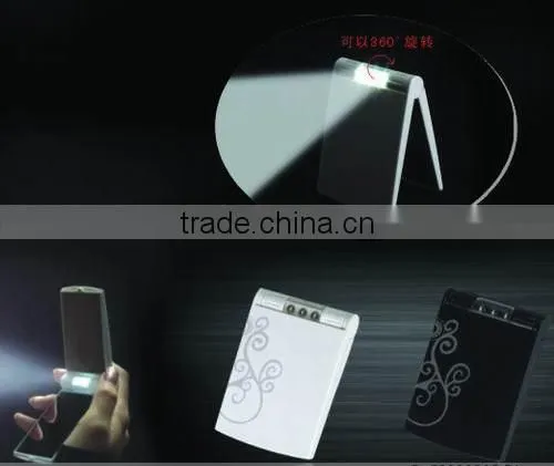 Wholesale Square OEM ODM Cosmetic Mirror with 3 LED Lights