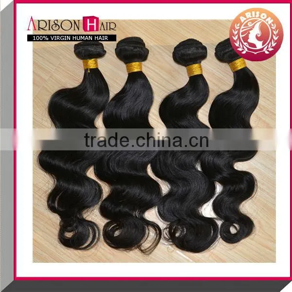 single Donor Virgin Hair Weft Large Stock top quality human virgin hair