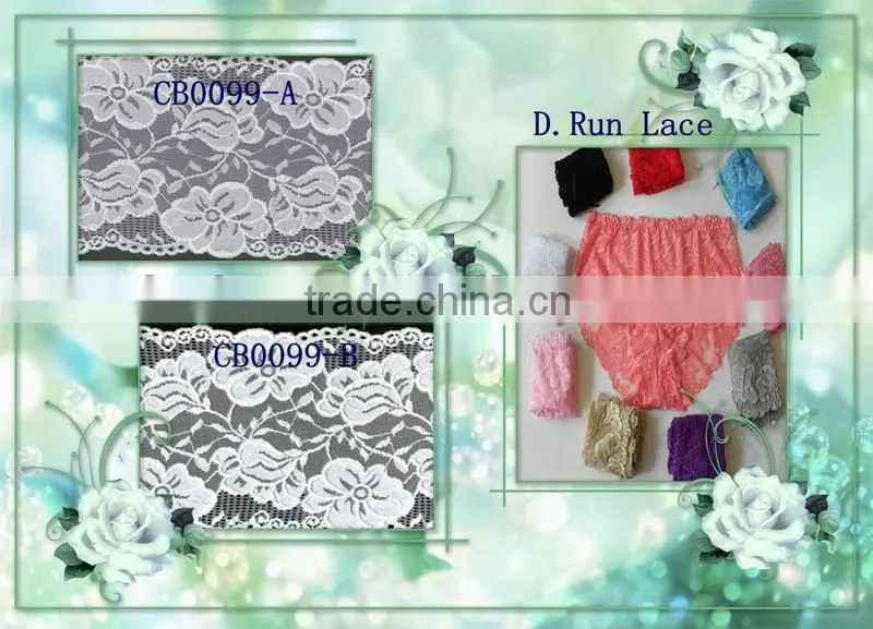 stretch wide high quality laces for lady and girl dresses