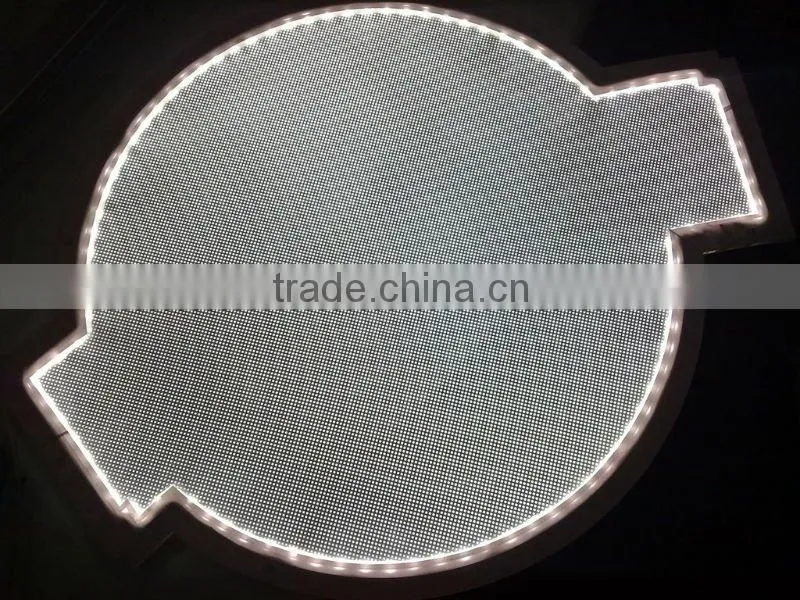 laser engraved LED light guide plate/ light guide panel