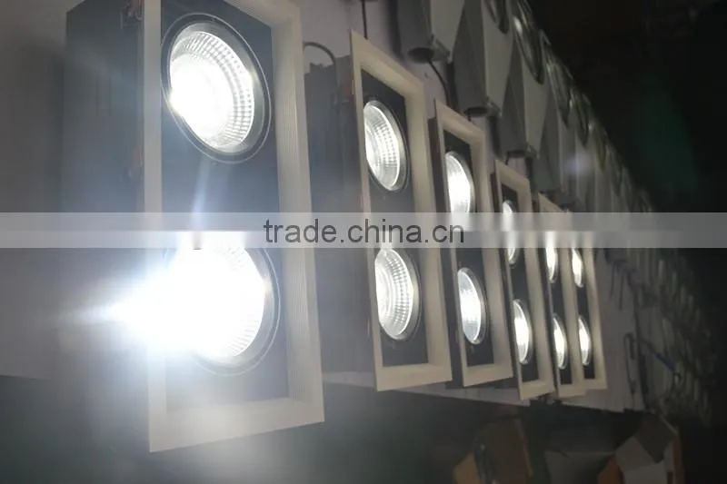 high margin products 2x15w 2x20w 2x30w led grille spot light